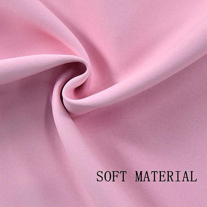 Pink Valance for Girls Bedroom Blackout Grommet Top Valance Window Treatment for Living Room Short Straight Drape Valance for Nursery Baby Girls Room 70X18 1 Panel