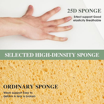 King Size Bed Wedge Pillow - for Headboard Gap/Headboard Pillow/Mattress Wedge /Bed Gap Filler (76"x10"x6") - Bloster Triangle Pillow for Sleeping To Fill Gap (0-8") Between Headboard and Mattress