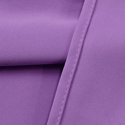 Light Purple Valance for Kitchen Windows Solid Lavender Grommet Top Blackout Valance Window Treatment for Living Room Short Straight Drape Valance for Bedroom Kids Room 70X18 1 Panel Lilac