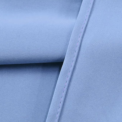 Sky Blue Valances for Windows 52X18 Inches Blackout Thermal Insulated Valance with Grommet Top for Kitchen Living Room Short Straight Drape Valance for Bedroom Kids Room 1 Panel
