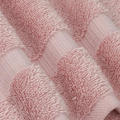 Chakir Turkish Linens | Hotel & Spa Quality 100% Cotton Premium Turkish Towels | Soft & Absorbent (8-Piece Towel Sets, Pink)
