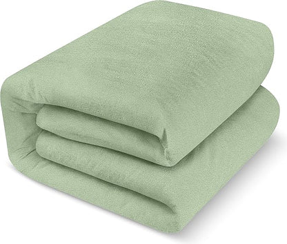Utopia Bedding Waterproof Mattress Protector Queen Size, Premium Terry Mattress Cover 200 GSM, Breathable, Fitted Style with Stretchable Pockets (Sage)