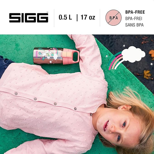 SIGG - Stainless Steel Kids Bottle - Shield One - Suitable For Carbonated Beverages - 17 Oz