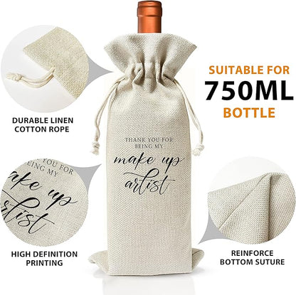 Wedding Gifts Wine Bag (1pc) - Pairs well with getting married, Engagement Gift for Couples, Gift for her, Engagement Wine Bag - Mr and Mrs Wedding Gift - Bride and Groom - Bridesmaid Gift- HiMo252