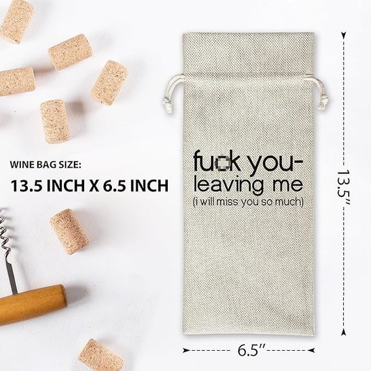 Housewarming Wine Bag - Housewarming Party Decorations - New Home Owner Gift - New House Congratulations decorations - Housewarming Party Supplies - Gift for Women Men - Realtor Gift - HiMo210