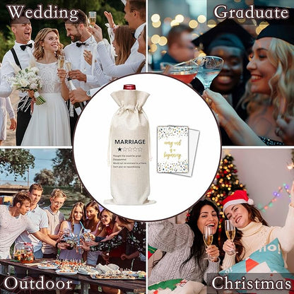 Dskly Divorce Gifts Wine Bag & Card, New Beginning Gifts, Break Up Wine Bag Gifts For Divorced Women Men Friends Sisters, Pairs Well With New Beginnings Wine Bag For Divorce Party -45