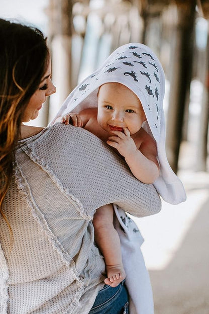 Copper Pearl Hooded Bath Towels Premium Knit/Terry Cloth Baby Towels with Hood, Pockets, and Cool Designs - Great to Gift and Make Bath Time Fun - Baby Bath Towel, Wild