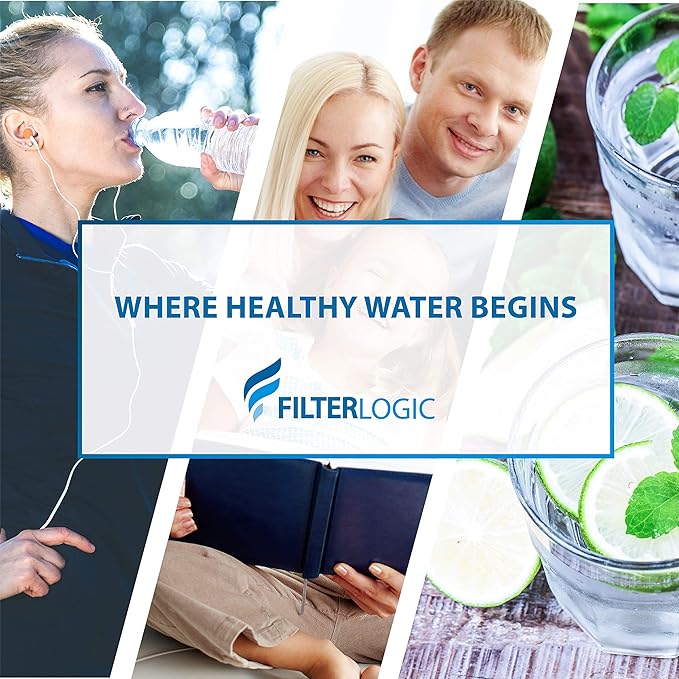 Filterlogic 3US-AF01 Under Sink Water Filter, Replacement for Standard 3US-AF01, 3US-AS01, WHCF-SRC, WHCF-SUFC, WHCF-SUF, NSF/ANSI 42 Certified (Pack of 2)