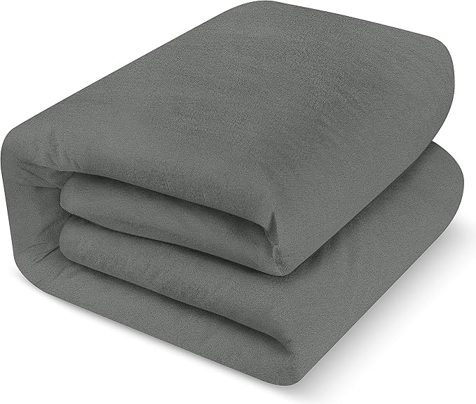 Utopia Bedding Waterproof Mattress Protector Crib Size, Premium Terry Mattress Cover 200 GSM, Breathable, Fitted Style with Stretchable Pockets (Gray)