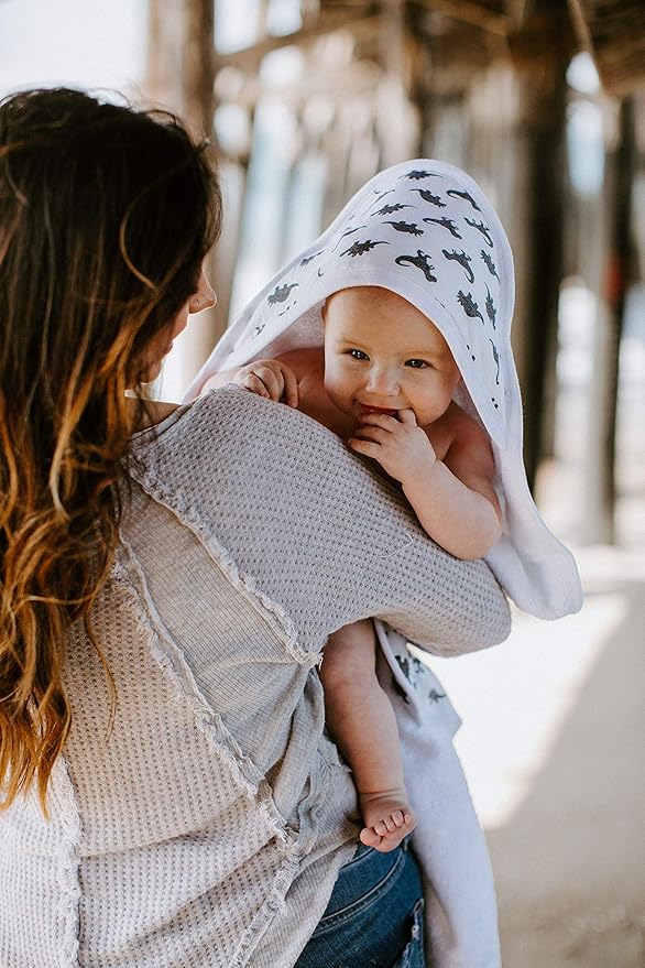 Copper Pearl Hooded Bath Towels Premium Knit/Terry Cloth Baby Towels with Hood, Pockets, and Cool Designs - Great to Gift and Make Bath Time Fun - Baby Bath Towel, Wild
