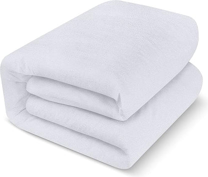 Utopia Bedding Waterproof Mattress Protector King Cal Size, Premium Terry Mattress Cover 200 GSM, Breathable, Fitted Style with Stretchable Pockets (White)