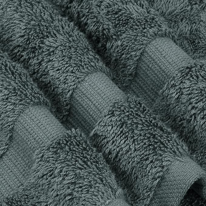 Chakir Turkish Linens, 100% Cotton Premium Quality Turkish Bath Sheets (35''x70'' Large Bath Sheet Towels - Dark Gray)