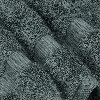 Chakir Turkish Linens |Hotel & Spa Quality 100% Cotton Premium Turkish Towels | Soft & Absorbent (Dark Gray, 6-Piece Towel Sets)