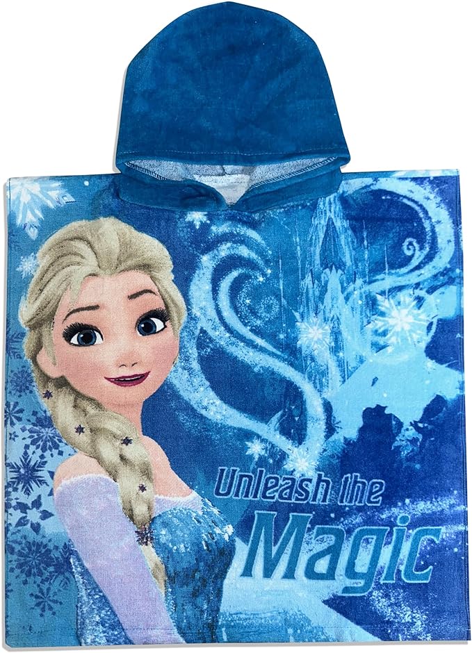 Kids Official Licensed Character Soft Beach/Hooded Bath Towel (Unleash The Magic, 40 x 60)