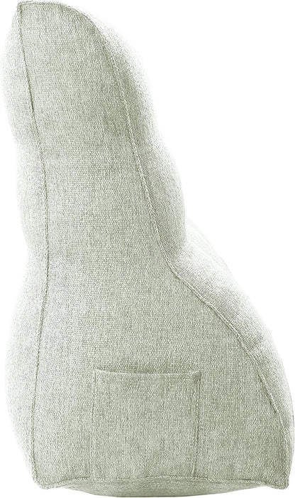 Daneey Multifunctional Headboard Pillow Full Heighten Headboard Wedge Pillow Bolster Pillow for Bed Reading Pillow Adult Back Pillow for Sitting in Bed Wedge Pillow Headboard with Washable Beige Cover