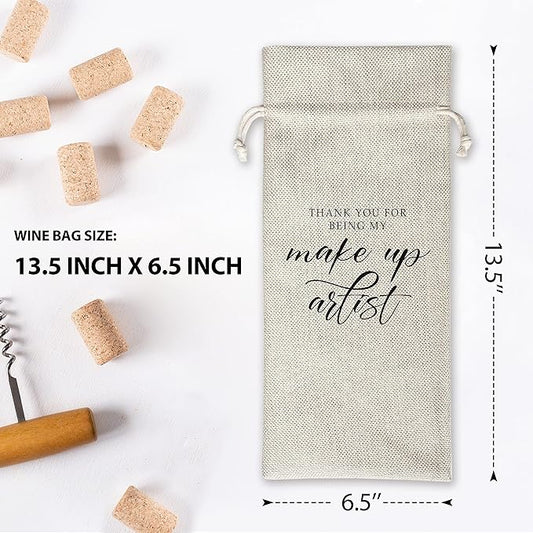 Wedding Gifts Wine Bag (1pc) - Pairs well with getting married, Engagement Gift for Couples, Gift for her, Engagement Wine Bag - Mr and Mrs Wedding Gift - Bride and Groom - Bridesmaid Gift- HiMo252