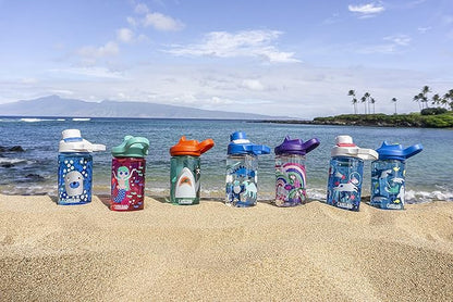CamelBak Eddy+ 14oz Kids Water Bottle with Tritan Renew – Straw Top, Leak-Proof When Closed