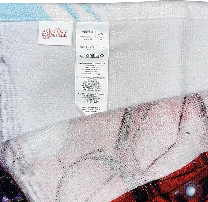 Kids Official Licensed Character Soft Beach/Hooded Bath Towel (Avengers-22, 40 x 60)
