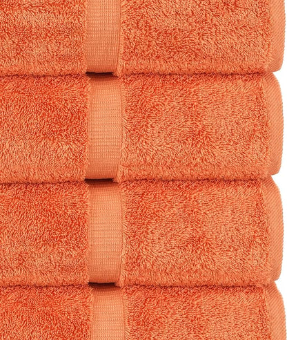 Chakir Turkish Linens, 100% Cotton Premium Quality Turkish Bath Sheets (35''x70'' Large Bath Sheet Towels - Coral)