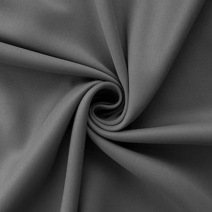 Mrs.Naturall Dark Grey Curtains 52x108 Inch Length for Living Room 2 Panels Set Blackout Drapes for Bedroom 108 Inches Long