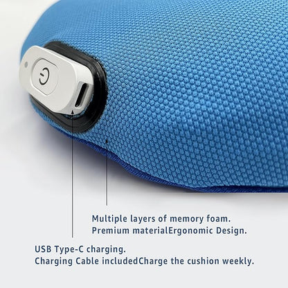 Madam Uniq BAJ Smart Back Cushion, Office Chair Back Cushion, Adjustable Lumbar Support, Personalized Comfort, Ergonomic Back Smart Back Cushion, Support for Lower Back Pain Relief