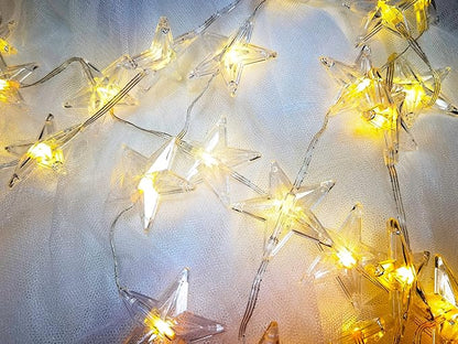 Bed Canopy with LED Star Lights, Canopy Bed Curtain with RGB Color Changing String Lights with Smart App Control Remote for Princess Girls Bedroom, Suggested for Twin Full Queen King Bed