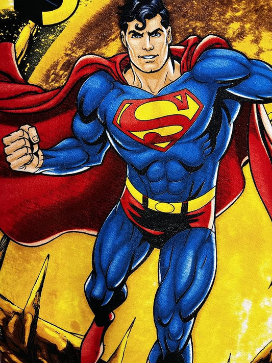 Kids Official Licensed Character Soft Beach/Hooded Bath Towel (Superman, 40 x 60)