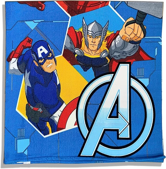 Kids Official Licensed Character Soft Beach/Hooded Bath Towel (Avengers II, 40 x 60)